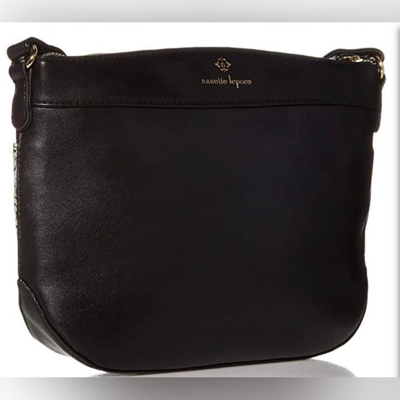 Nanette Lepore Shoulder & Crossbody Bag Black & White, N Print, 3Zippers&Rivets - Picture 12 of 14